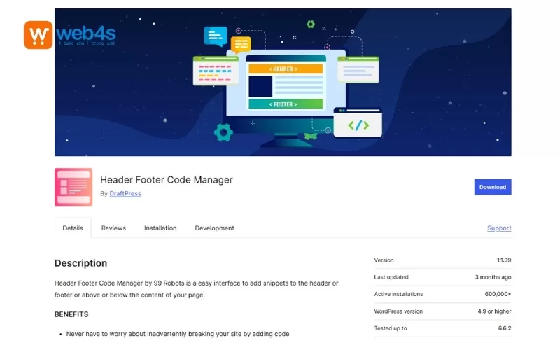 Head Footer Code Manager
